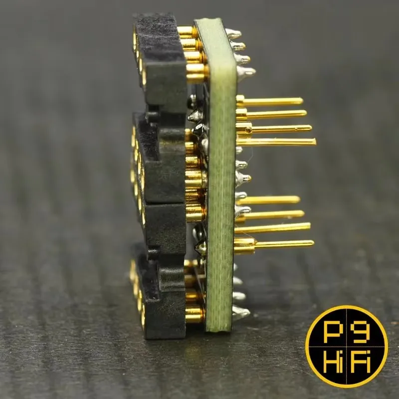 1PCSHiFi Audio High-end Precious Metal K Series Single Op Amp to Dual Op Amp Socket Op amp Adapter IC Sockets DIP8 Connector DIP