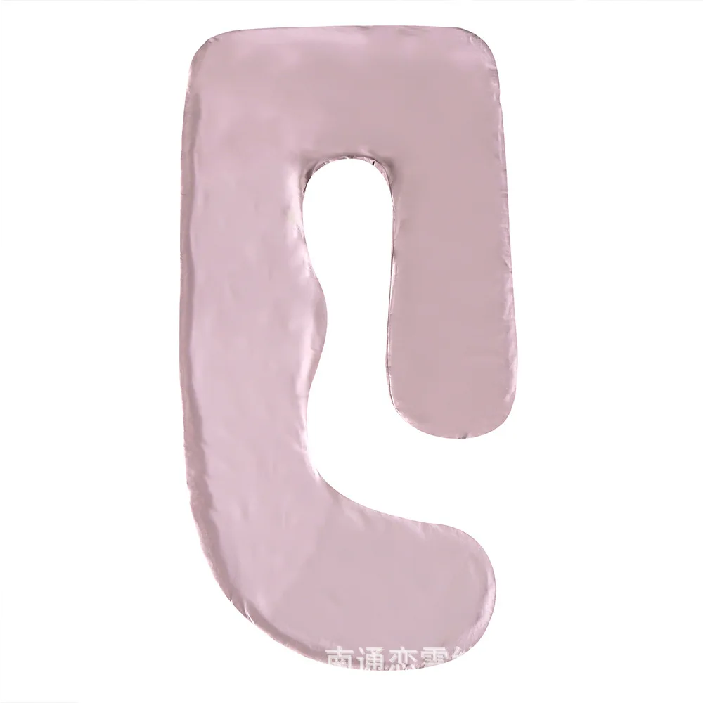 Cotton Pregnancy Pillow Cover G Shaped 150X80cm Body Pillow Case Use for Maternity Pillows Sleep Support for Leg Pillow Cover