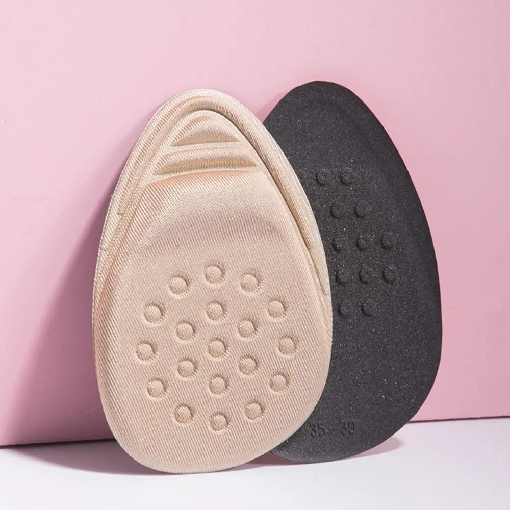 1pair One Size Fits All Non Slip Foot Pads Pointed Head Foot Care Metatarsal Pads Soft Comfort Foot Cushions High Heel Shoes