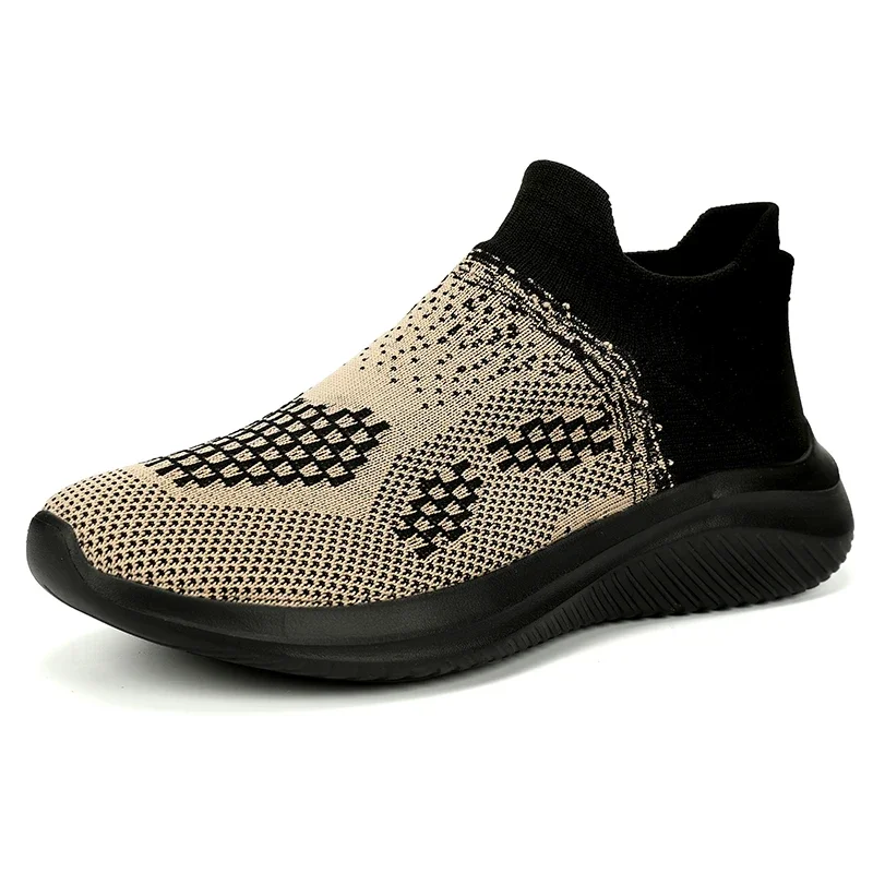

Men Sneakers Light Casual Shoes Slip-on Comfortable Shoes Large Gray Without Lace Design Jogging Sandals Male Sneakers Hombres