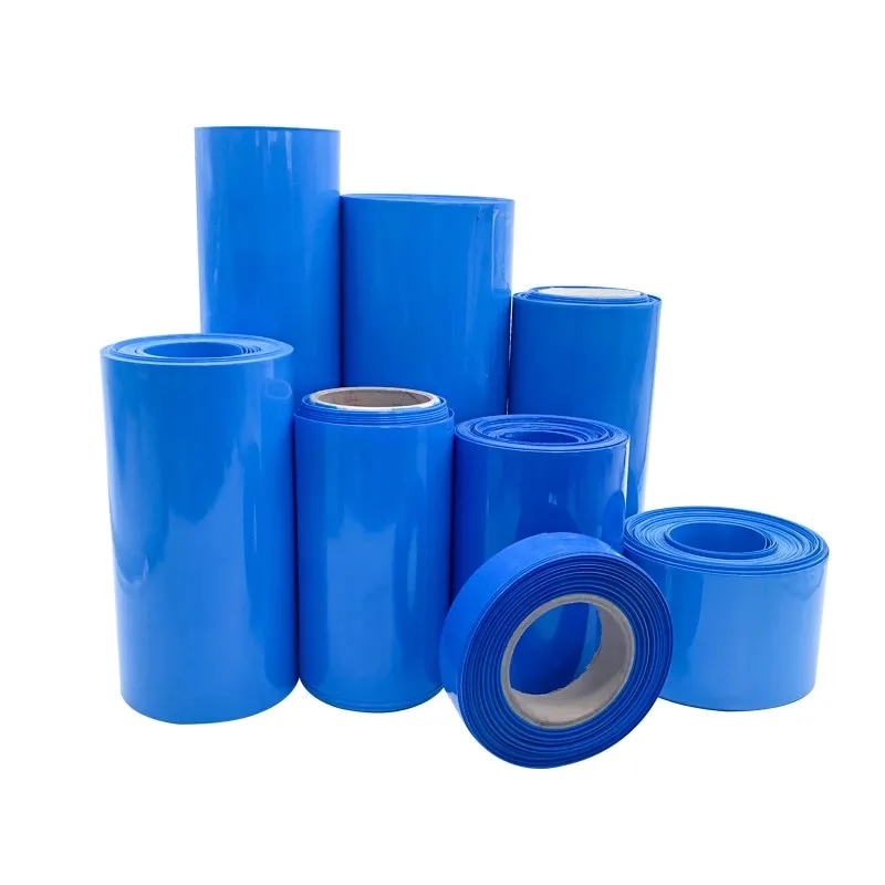 1KG 18650 PVC Heat Shrink Tube Battery Pack Blue Insulated Protection Film Wrap lithium Case Cable Sleeve