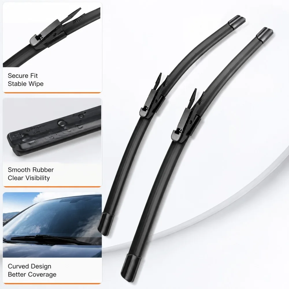 Front & Rear Windshield Wiper Blades Replacement Kit for Opel Corsa D 2006-2014 Auto Window Accessories