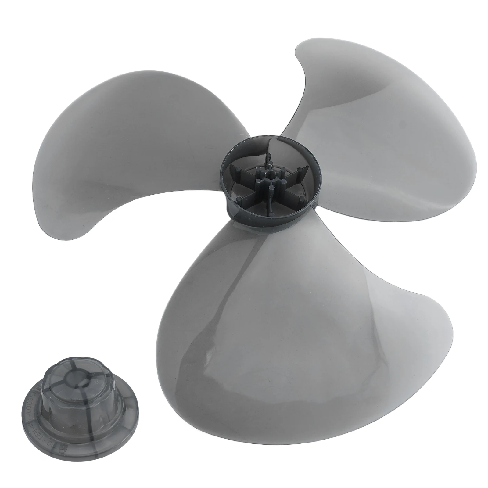 

Household Plastic Fan Blade Inches Nut Cover Plastic Three Leaves Inch Leaves Nut Cover Pedestal Plastic Fan Blade Black