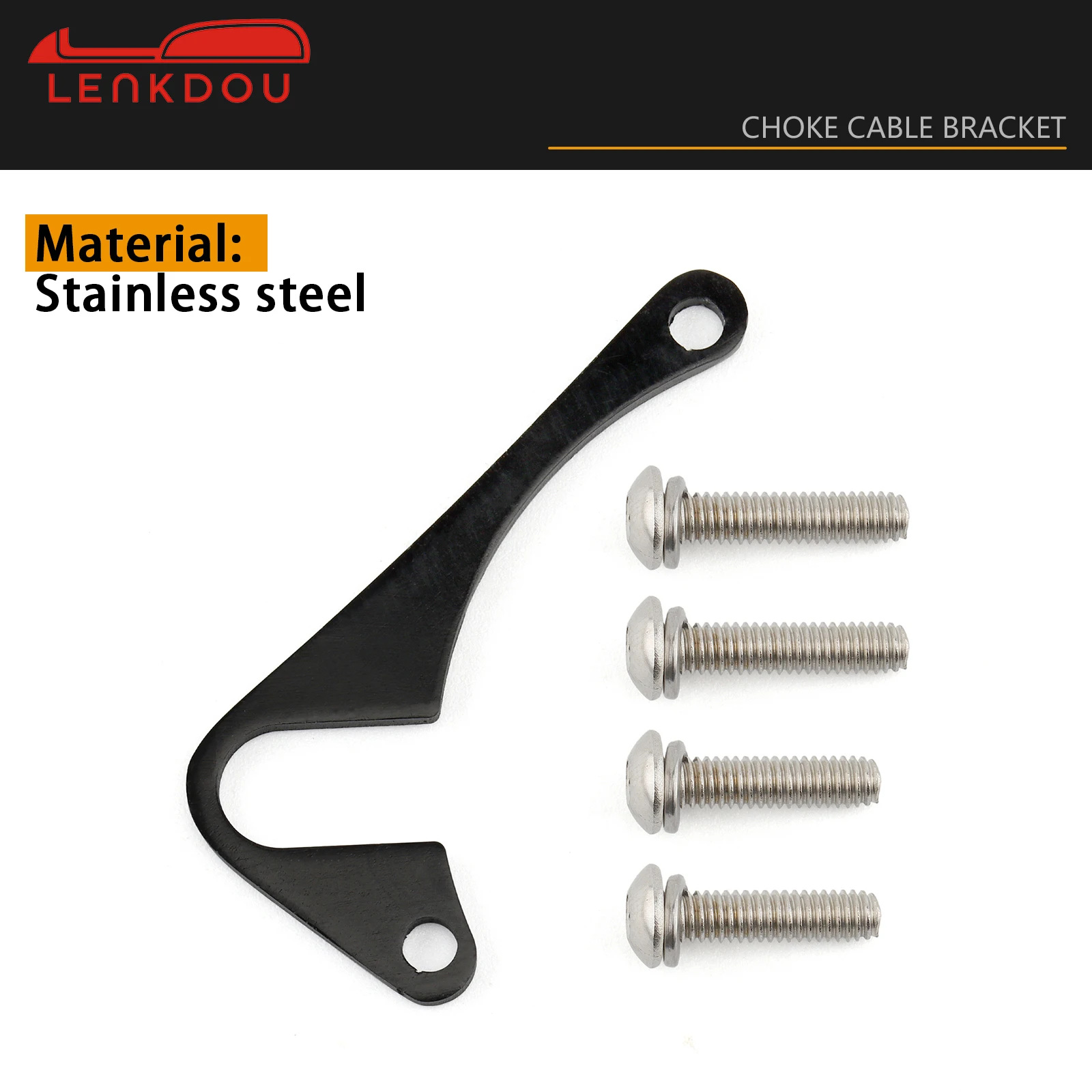 Motorcycle Choke Cable Relocation Bracket Stainless Steel For Harley Big Twin Sportster XL883 XL1200 Iron 883 1988-2006 Twin Cam