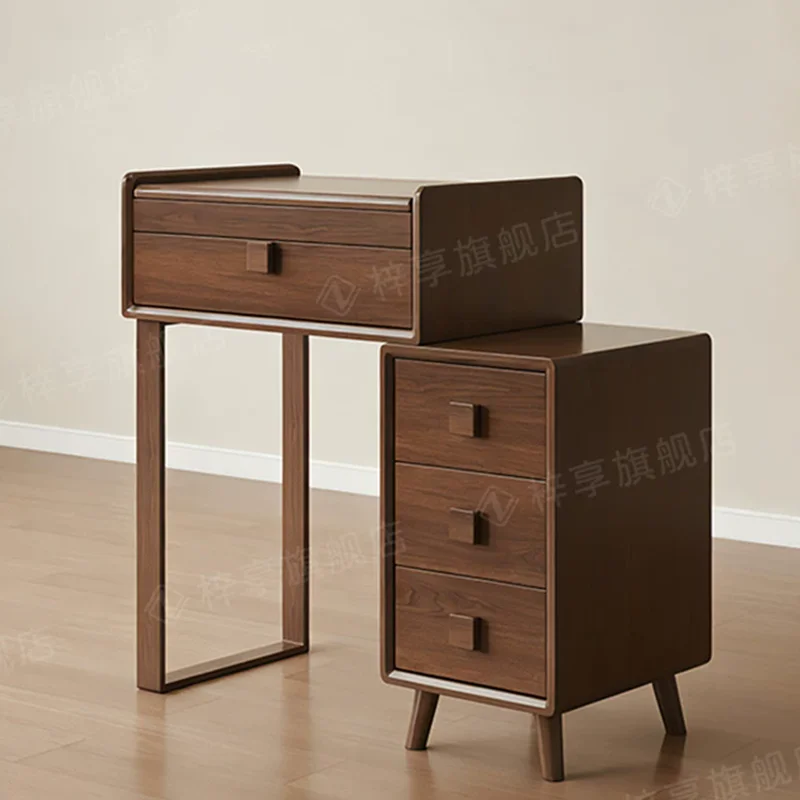Wood Girl Dressing Table Modern Organizer Living Room Mobile Luxury Women Vanity Table Tall Penteadeira Lounge Suite Furniture