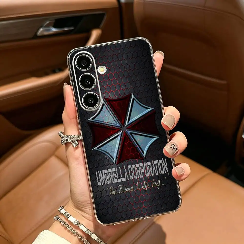 U-Umbrella -Corporation Clear Phone Case for Samsung Galaxy A71, A70, A52, A51, A40, A30