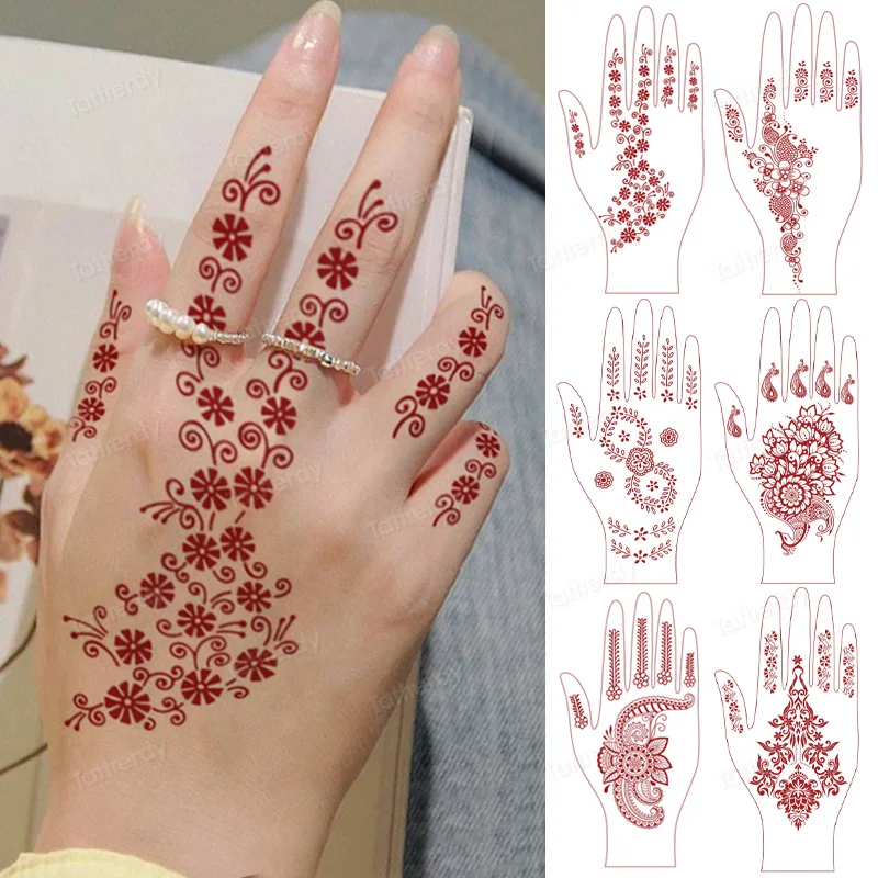 Easy Hand Henna: The Real Experience of Using Brown Henna Design Stickers for Bridal and Everyday Wear