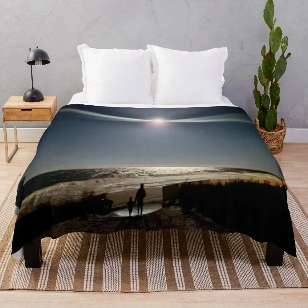 

Moonlight Sonata Throw Blanket Warm Flannel Blanket for Couch Chair Bedroom