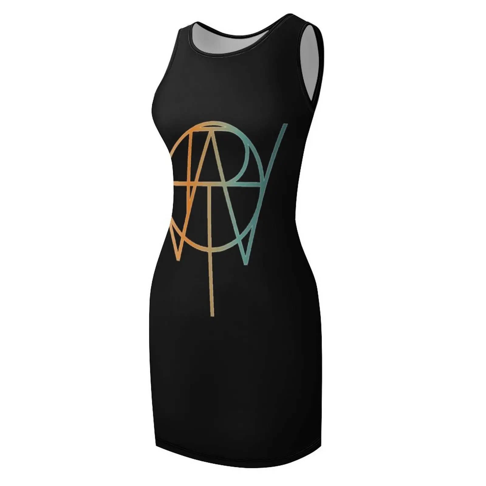 موسى إرادة الناس رمز تي شيرت أساسي بلا أكمام فستان الشمس للنساء فستان مثير للنساء فستان مثير