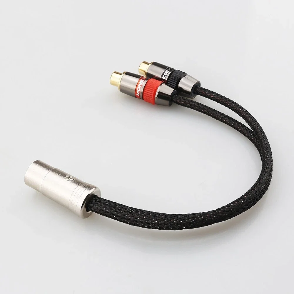 Hifi Bang Olufsen Tandberg & 5 PIN DIN to 2 RCA Female Adapter Naim Cable