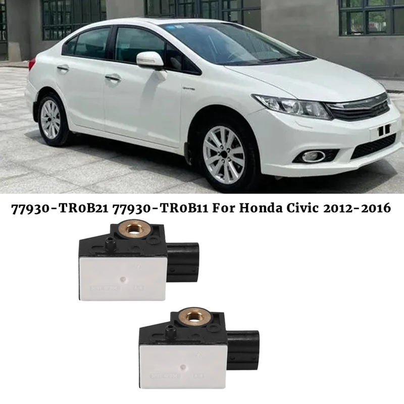 

Автомобильный передний ударный датчик 77930-TR0-B11 77930-TR0-B21 для Honda Civic 2012-2016, детали, левый или правый датчик удара, 2 шт.