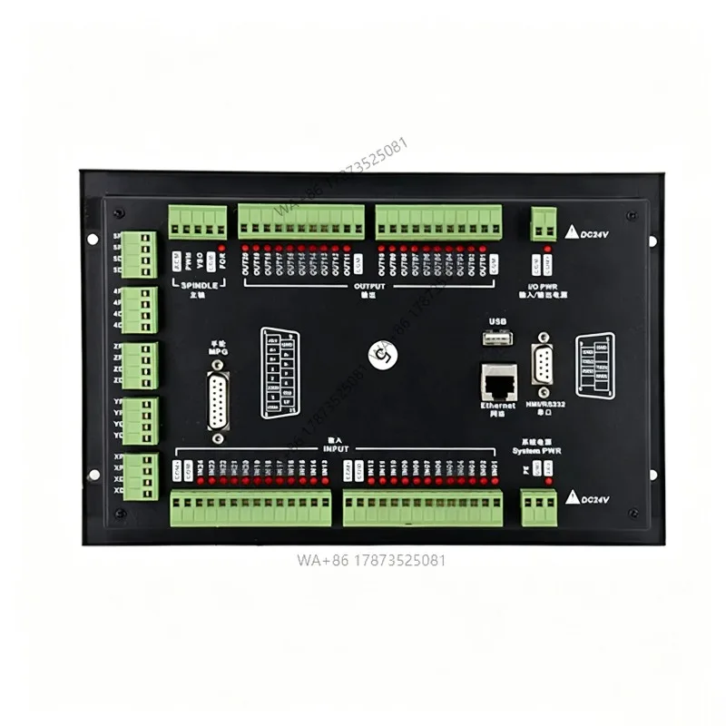 Newly Updated Cnc Controller Kit Ddcs-expert 3/4/5 Axis With 220v750w Servo Motor Z Axis With Brake For Cnc Machining And Engrav