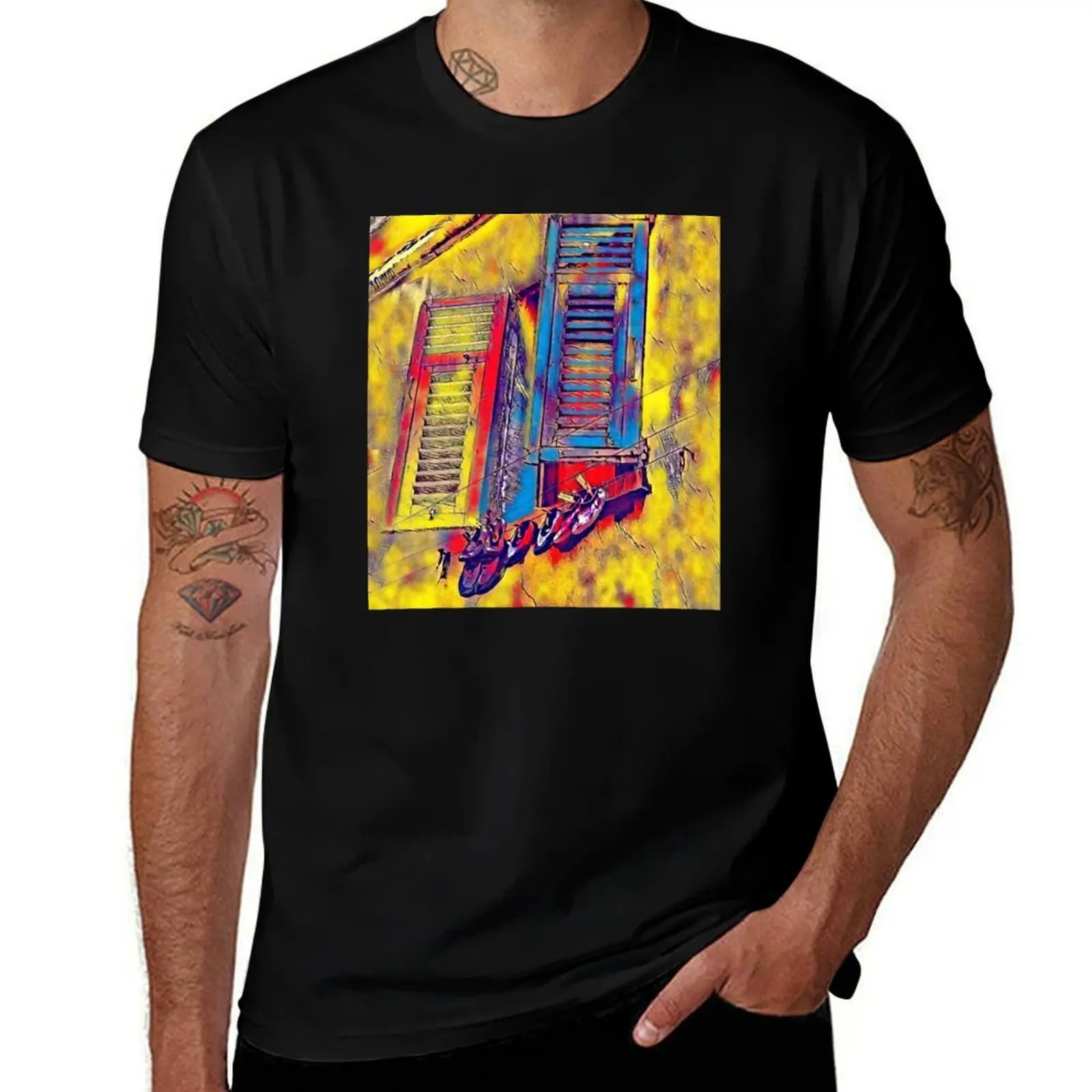 

Blue Shutters T-Shirt t shirt man designer man tshirt T-Shirt