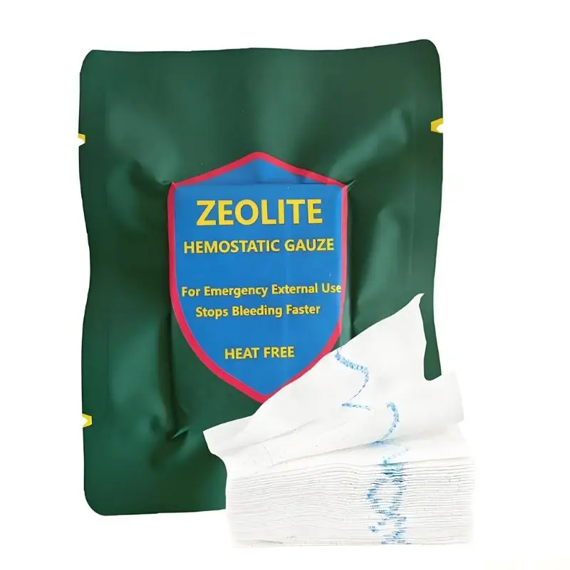 U2JB Z Pattern Folded Zeolite Hemostatic Gauze For Immediate Bleeding Management