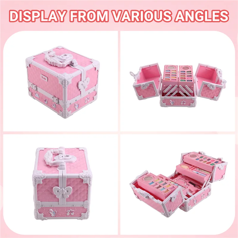 Fille Simulation semblant princesse maquillage jouer maison enfants cosmétiques rouge à lèvres fard à paupières ensemble pour enfants jeu de Cosplay