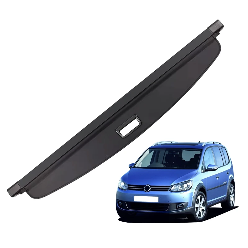 

Для Volkswagen Touran 2005-2015 выдвижная крышка багажника багажник стойка для посылок антиподглядывающий щит конфиденциальность автоаксессуары