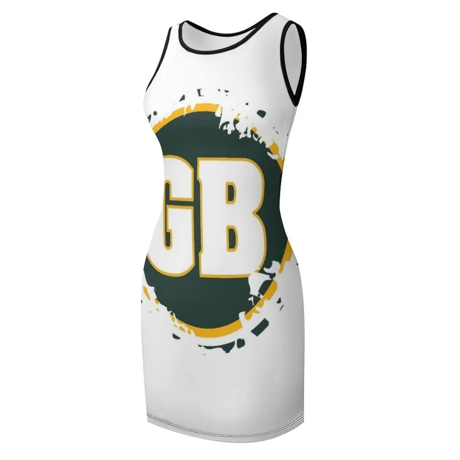 ชุดเดรสแขนกุดกรีนเบย์สำหรับงานพรอม ชุดเดรสผู้หญิง ฤดูร้อน 2025 ชุดเดรสผู้หญิง