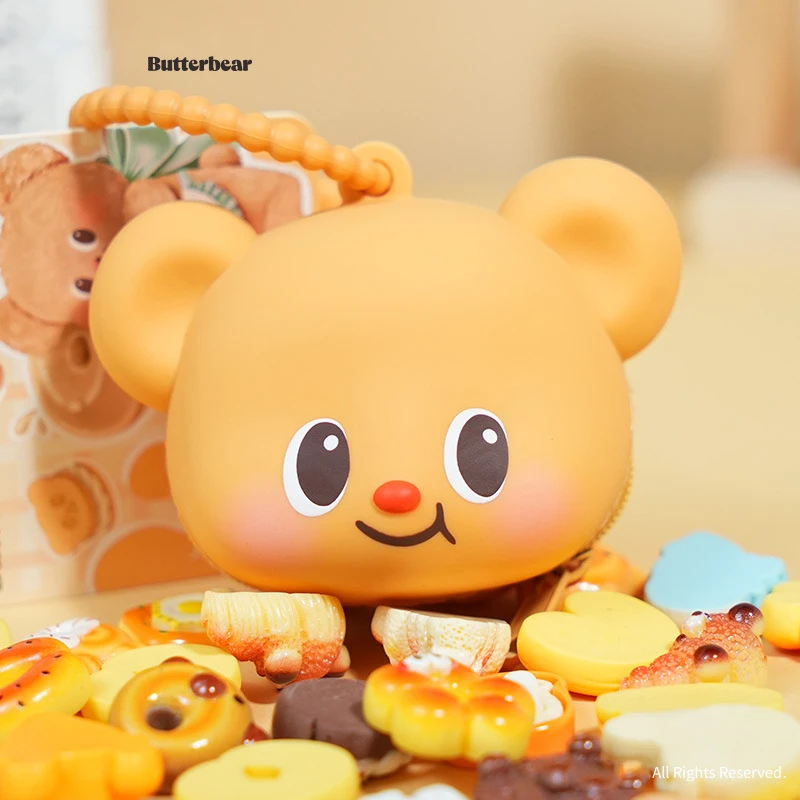 Exquisite Butter Bear Coin Wallet Earphone Bag Keychain Pendant