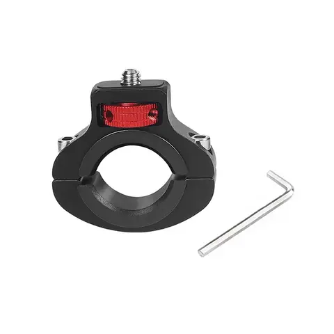 Aluminum Alloy Mount 1/4'' Screw Bicycle Bike Handlebar Clip Holder Clamp for Gopro13 12 for Insta360 X5 DJI Camera Accessories