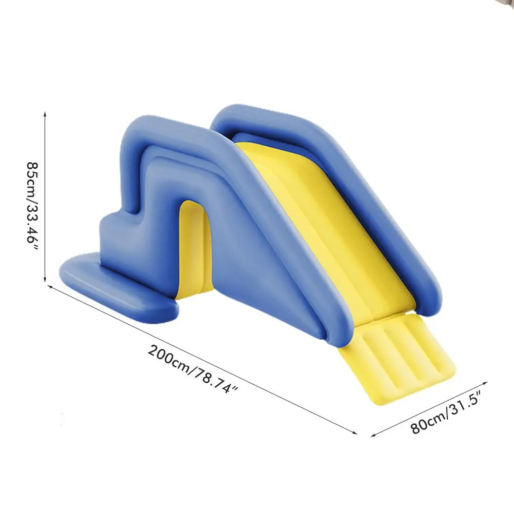 Inflatable Water Slide Compact Inflatable Climbing Wall Water Slide Park Outdoor Summer Fun for Kids