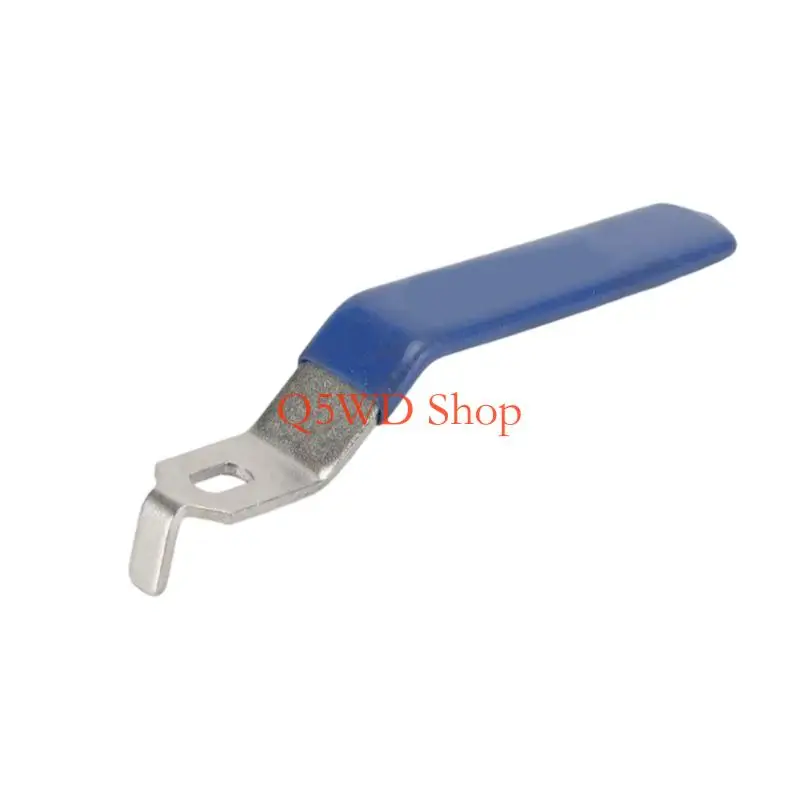 Q5WD Blue Rubber Coated Ball Valves Handle 201 Nonrust Steel Valves Handle Grip For Smooth Operation In Plumbing Systems