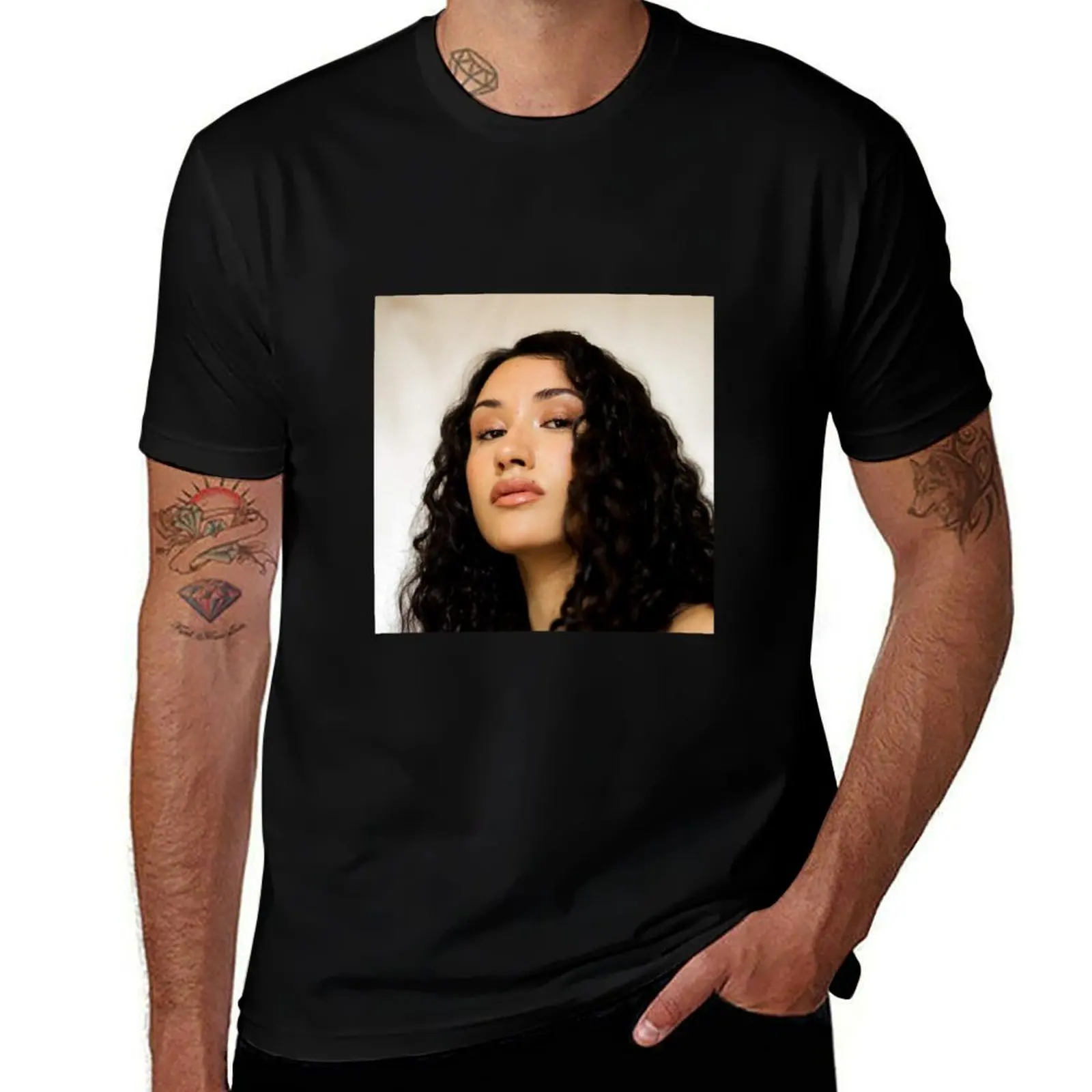 Cleo Sol - Rose in the Dark T-Shirt Large Size Casual Tee Shirt T-Shirt