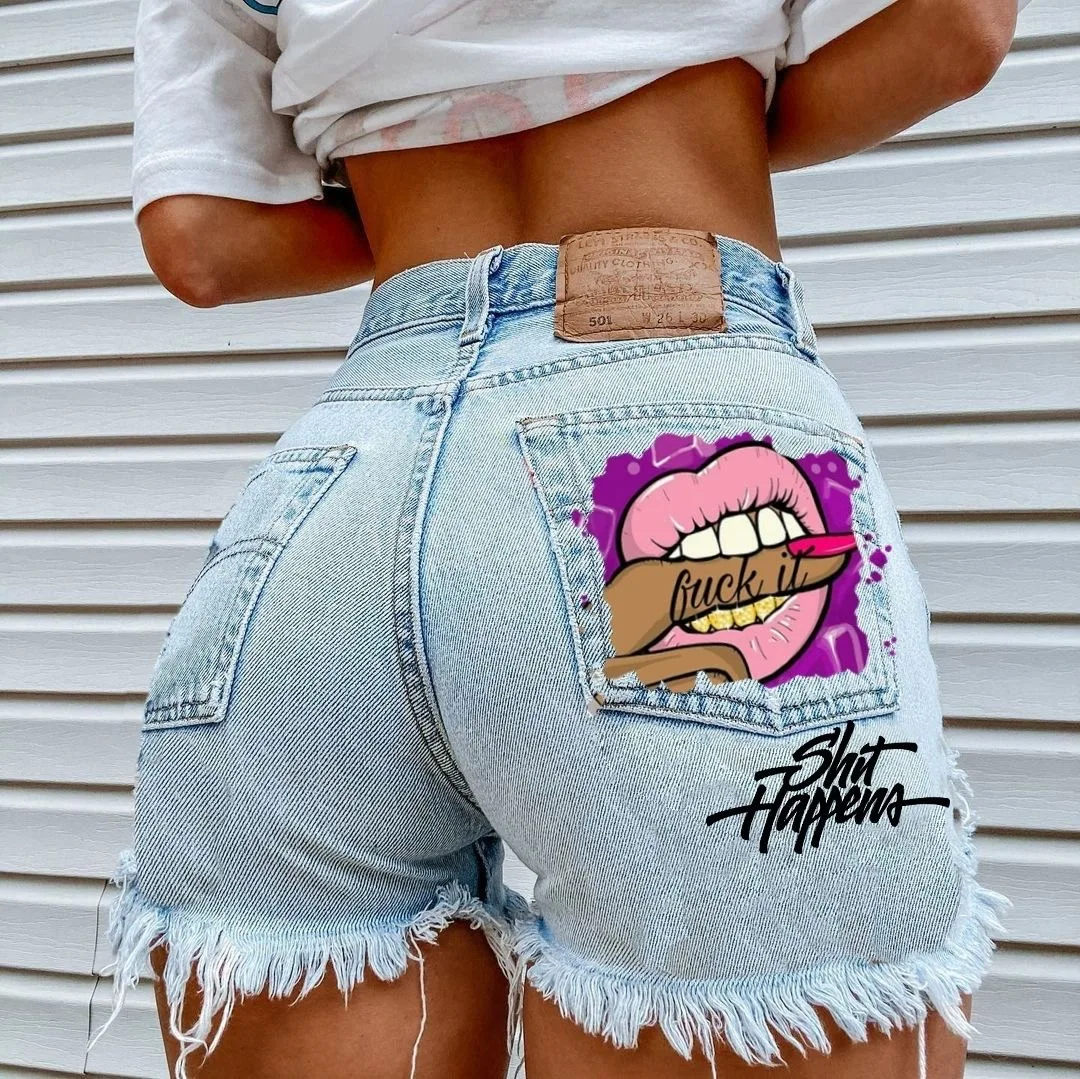 New Arrival  Jeans Shorts Fashion Summer Casual Women'S Jeans Ladies Sexy Skinny Ripped Jeans Denim Custom Plus Size