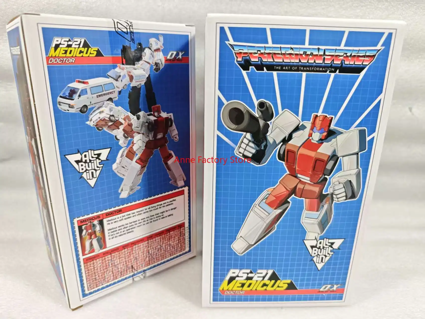 

【IN STOCK NOW】Ocular Max OX Defensor PS-21 PS21 Ratchet Medicus Action Figure With Box