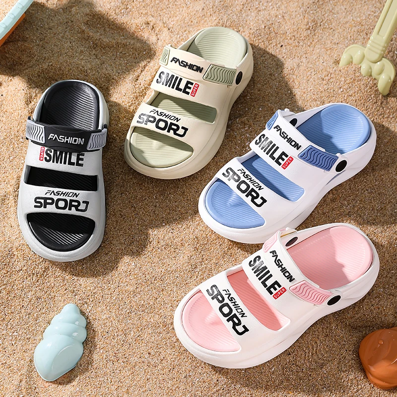 

Children Slippers Summer Beach Boy Shoes Indoor Home Footwear Soft Non-slip Kids Casual Shoes 7 To 12 Years Boy Slippers