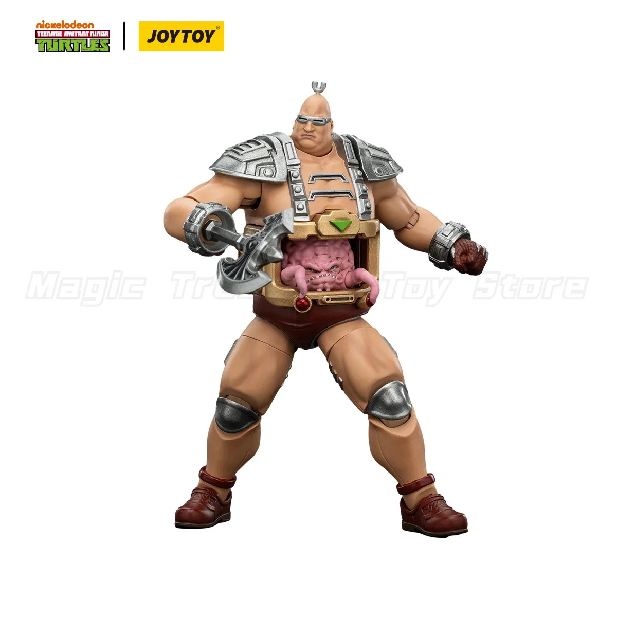 【MT】 JOYTOY 1/18 Action Figure TMNT-Krang Animation Model ของเล่นของขวัญ