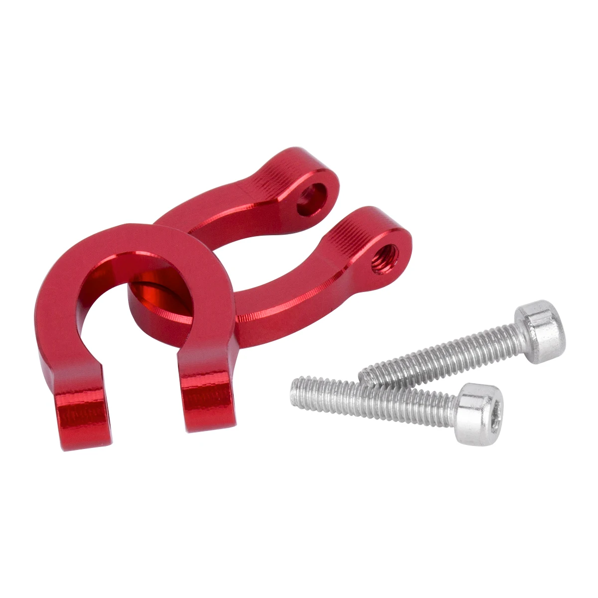 Aluminum Front Rear Bumper D-ring Tow Hook Trailer Hooks for 1/10 RC Crawler Car Axial SCX10 TRX4 TF2 D90 CC01 Upgrade Parts