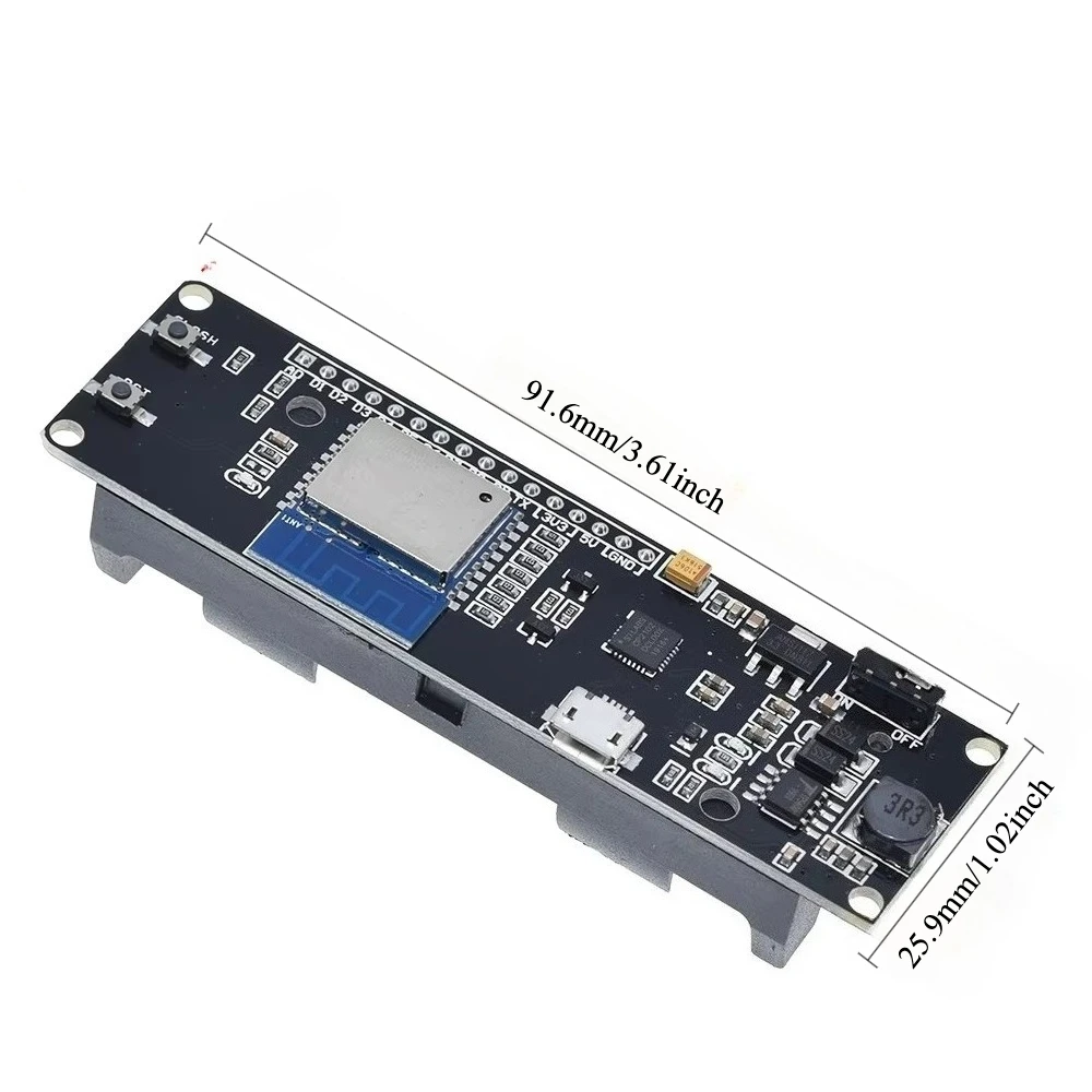 WeMos ESP WROOM 02 D1 Mini WiFi Module ESP8266 Board with 18650 Battery Shield for Arduino IoT DIY