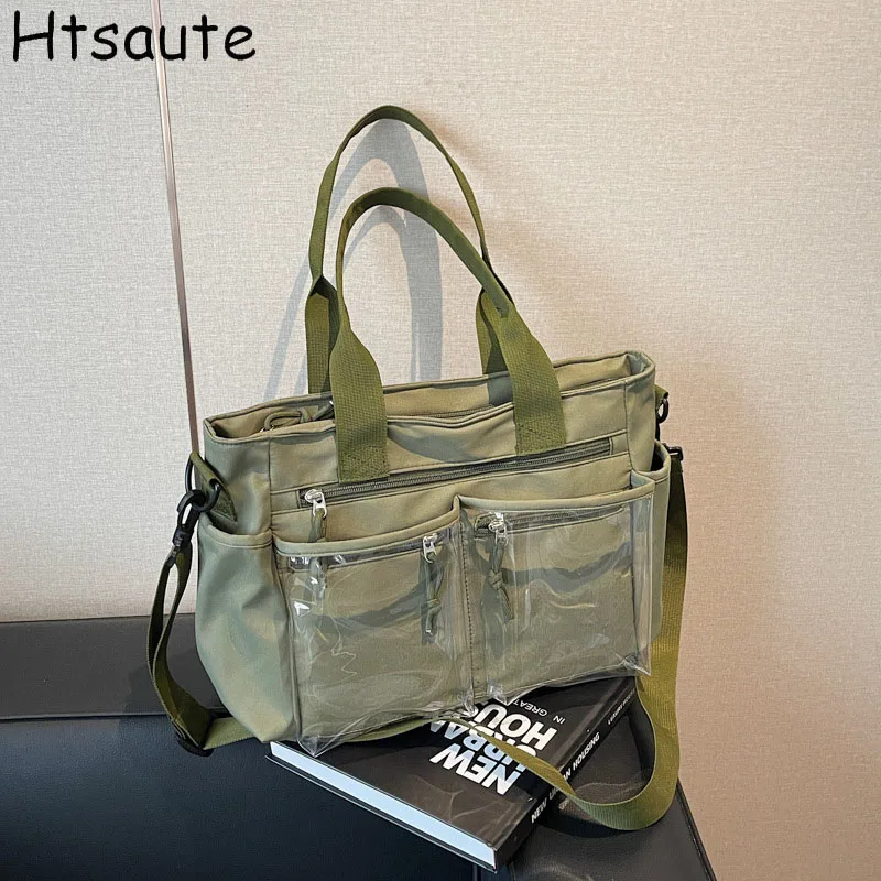 

Simple Working Handbag For Women Men Storage Bag Suitable for Shopping Office Large Capacity Retro Daily Use Back to School