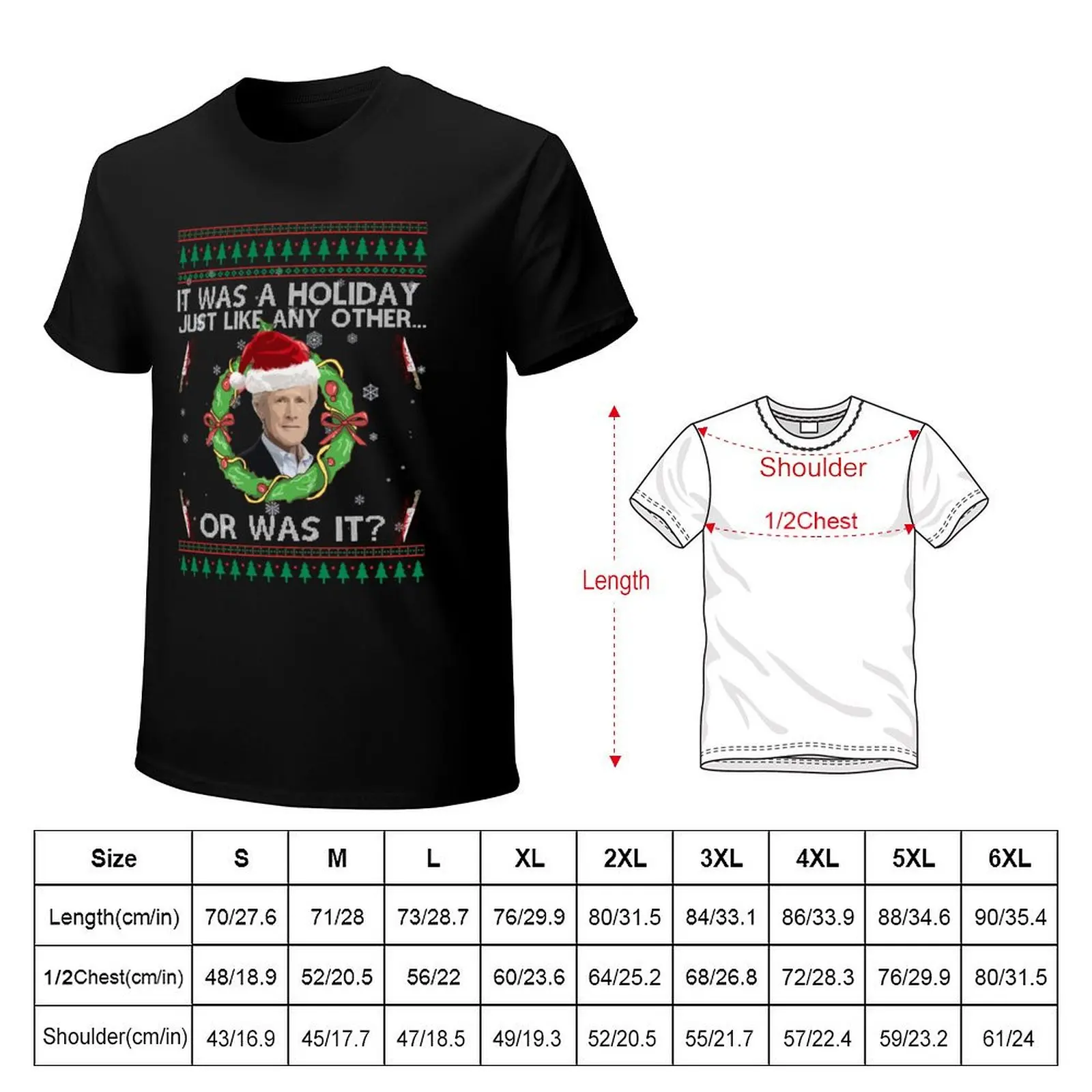 Keith It was A holiday Funny Christmas T-Shirt Modern Style Print T-Shirt