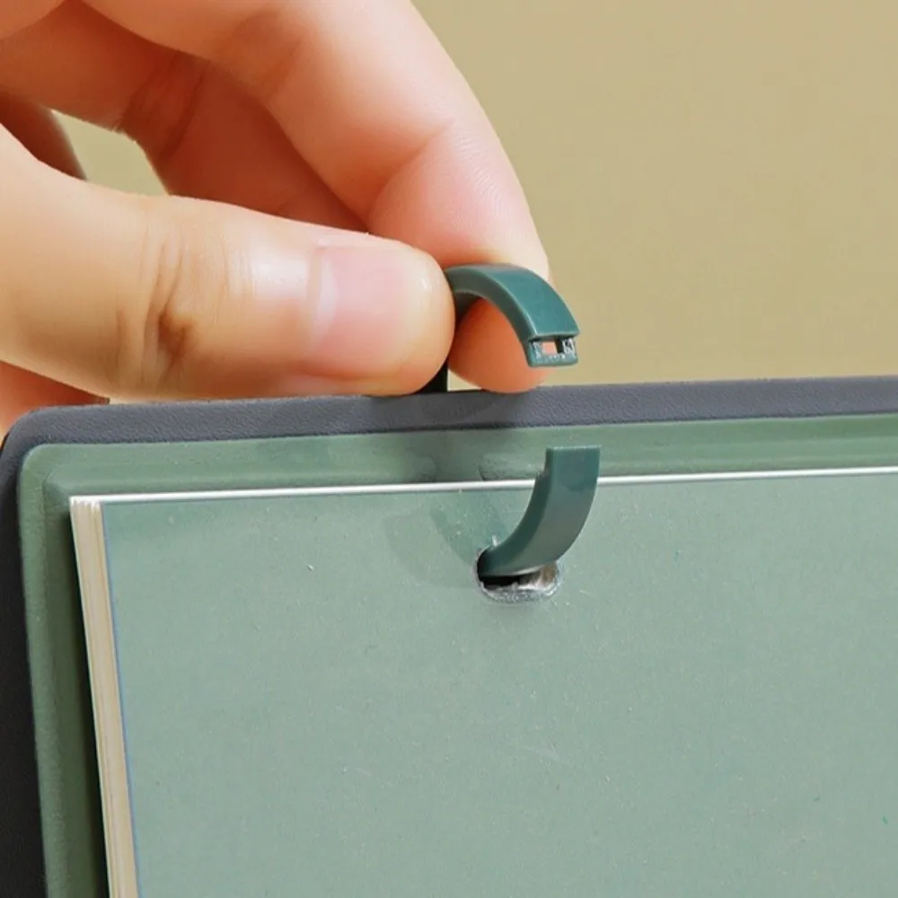 

Chinese Style 2026 Desk Calendar Month Date Display Coil Binding Monthly Planner Solid Color PU Leather Horse Year Calendar