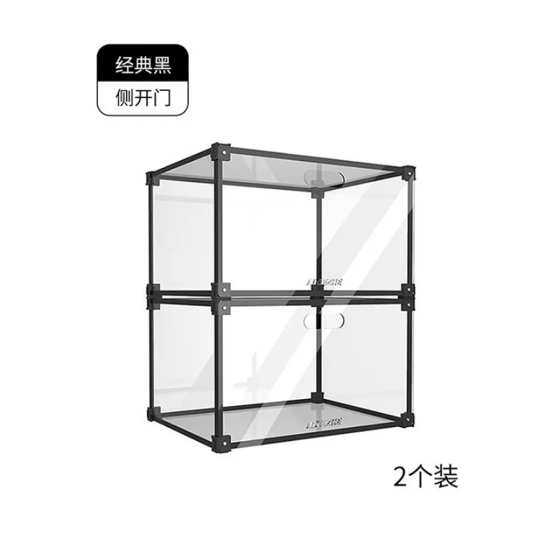 

Transparent acrylic shoe box shoe wall display cabinet