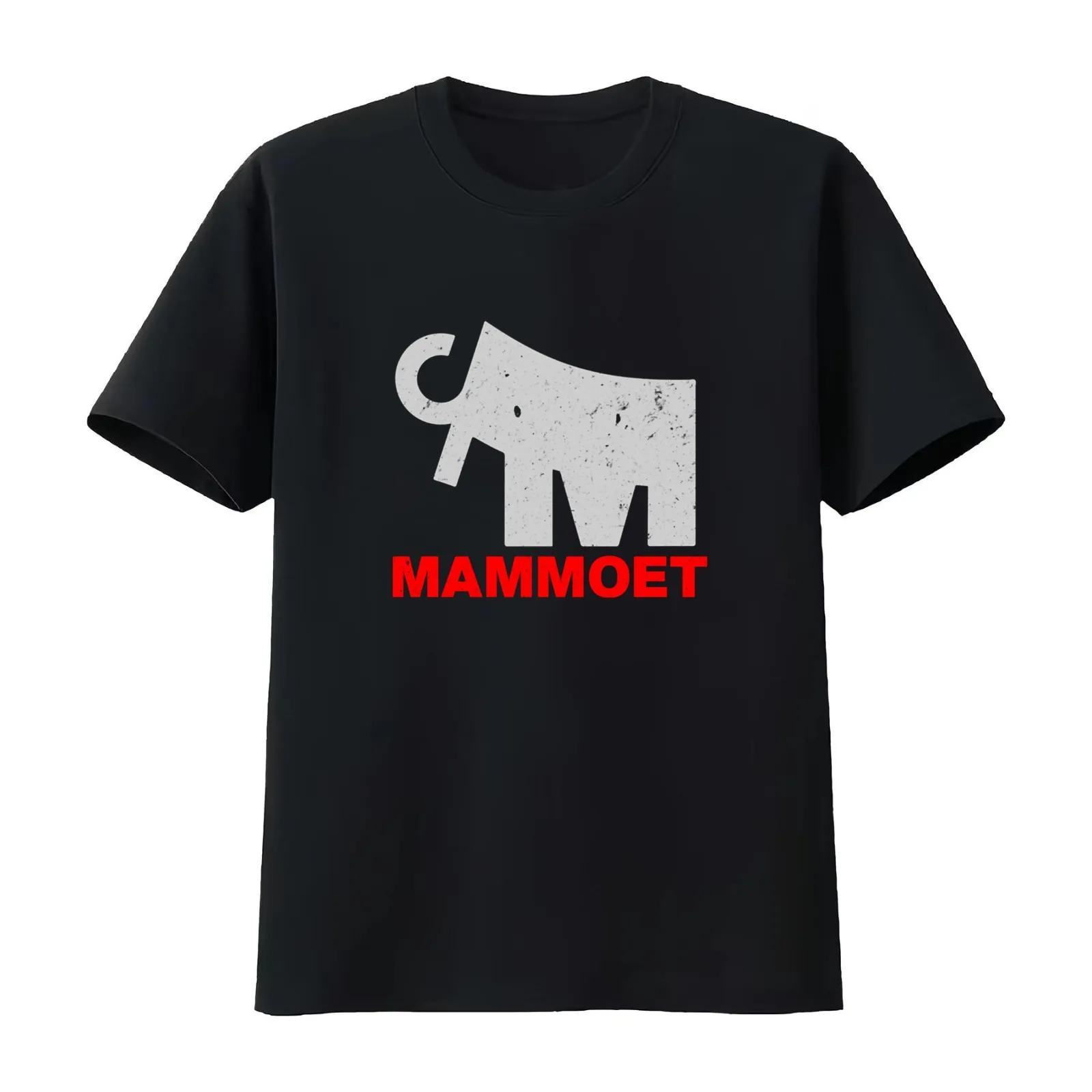 Mammoet Rustic T-Shirt Summer Casual Cotton Tee Oversized Streetwear Tops Vintage Graphic Print Loose Fit Short Sleeve
