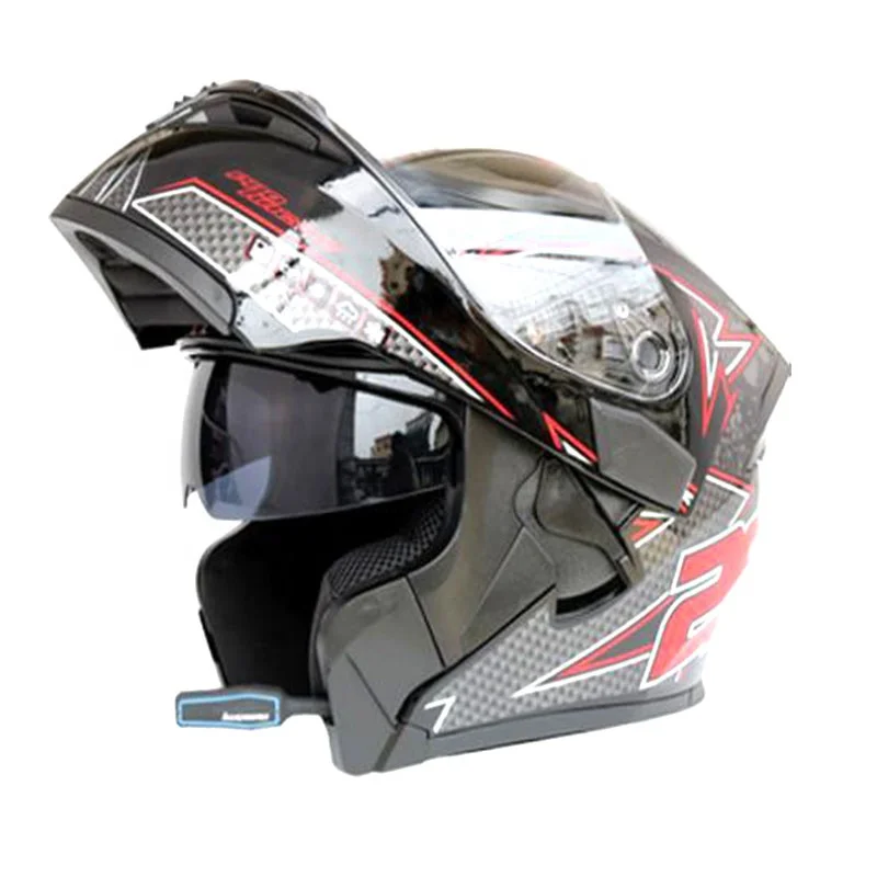 High quality motorcycle helmet headset custom full face motorcycle helmet