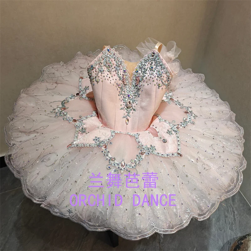 BT01563 vendita calda di alta qualità Design unico Bambini Ragazze Bambini Donne Abbigliamento da prestazione per adulti Costumi tutu di balletto rosa