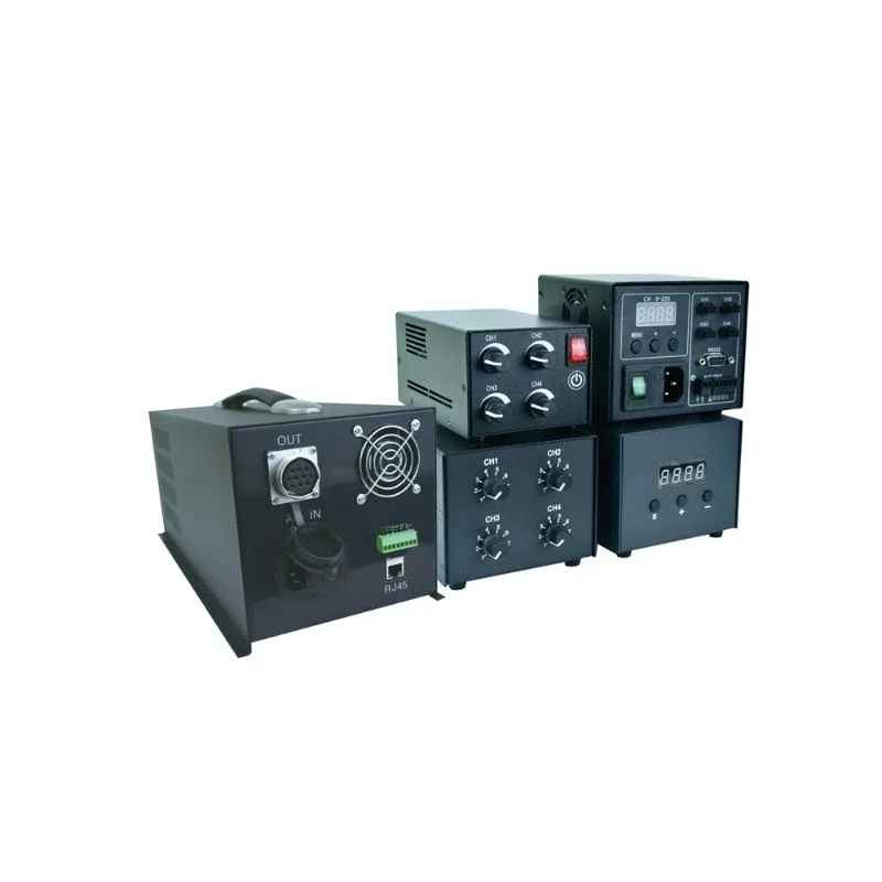 Digital analog stroboscopic controller external trigger industrial detection dedicated adjustment light multi-channel brightness