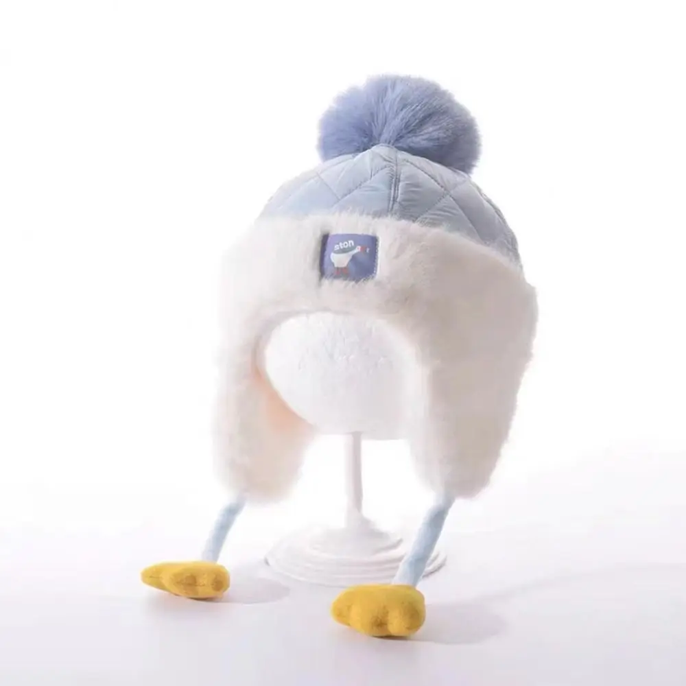 

1-4 Years Ear Protection Winter Baby Hat Thicken Keep Warm Baby Knitted Hat Soft Adjustable Children Warm Cap