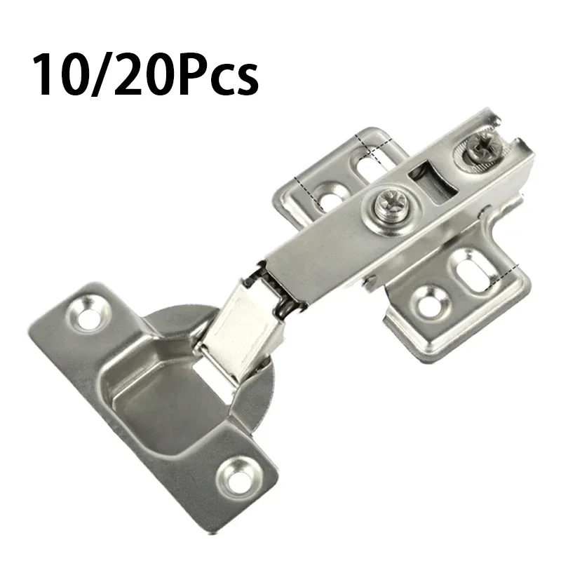 10/20PCS Hinges Cold Rolled Steel Hydraulic Cabinet Door Hinge Damper Buffer Soft Quiet Closing for all Cupboard Furniture