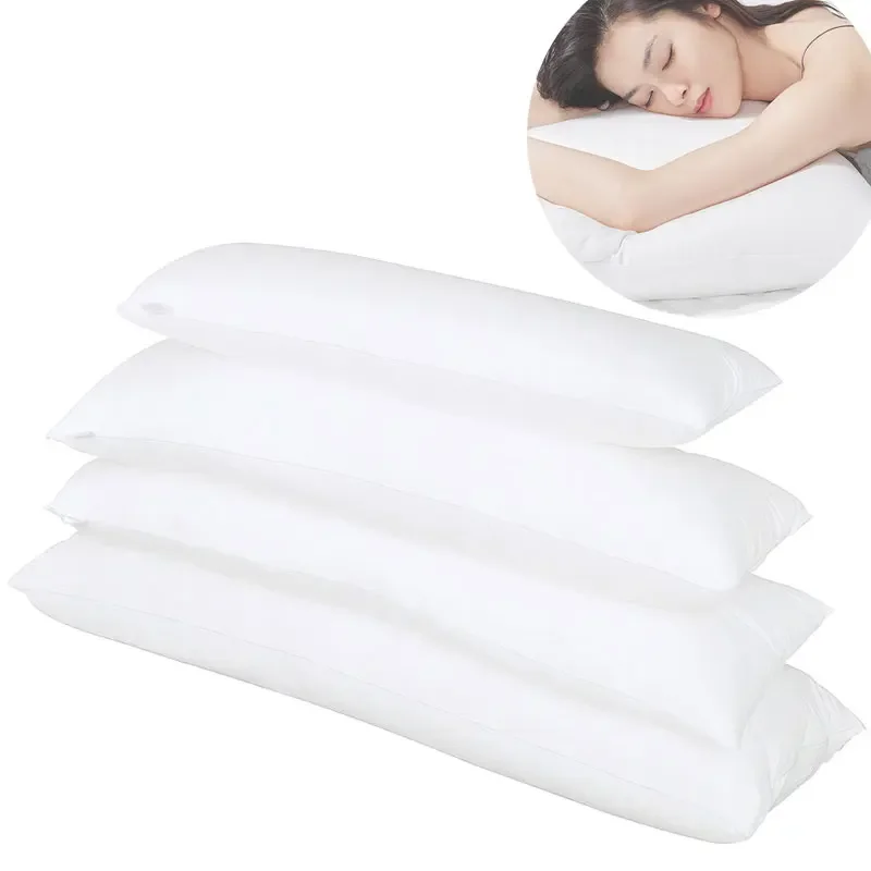 160x50cm Dakimakura Women Body Pillow Hug Inner Insert Anime Long Sleeping Pillow Core White Pillow Interior Home Use Cushion