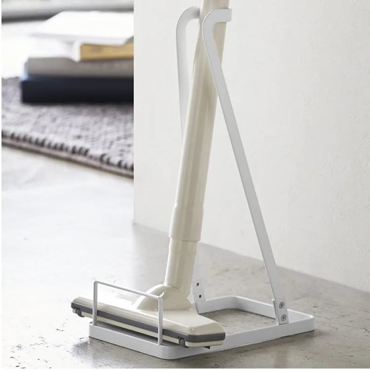 No Drill Vacuum Holder storage rack, Multifunctional Stand for Stick Vacuum and Mop, Space Saving Home Storage Organizer