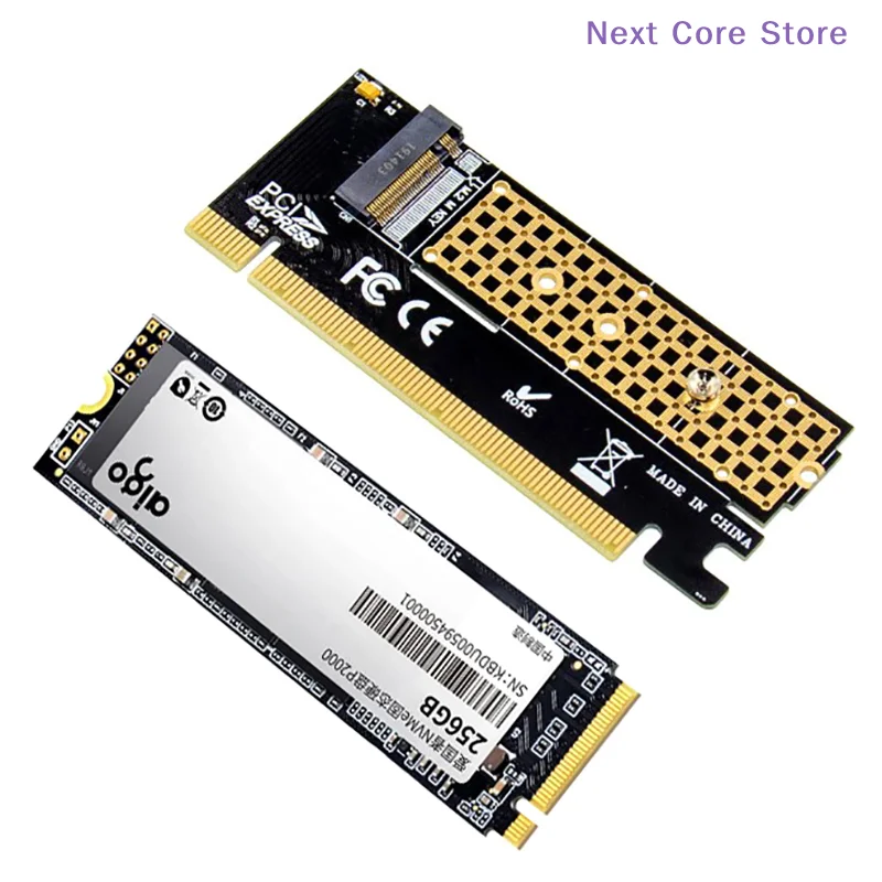 [NC]M.2 To PCIE X16 Adapter Card Pci-e To M.2 Convert Adapter NVMe SSD Adaptor M2 M Key Interface PCI Express 3.0 X4 2230-2280