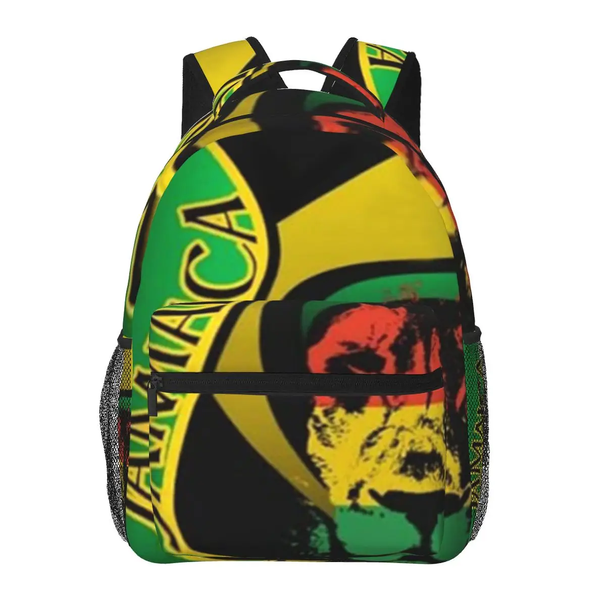 

Backpack Casual Travel Bag Jamaica Lion School Bag Fashion Shoulder Bag For Teenage Girl Bagpack