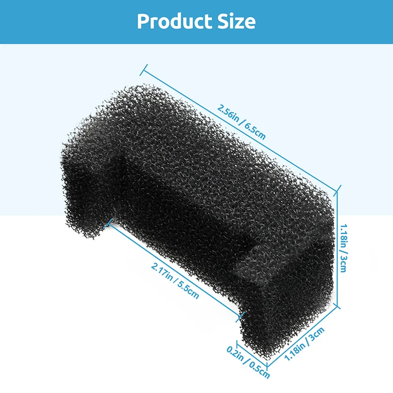 8Pcs Black Sponge Filter For Pet Cat Water Fountain Replacement Cat Dog Fountain Foam Filter Pet Accessories