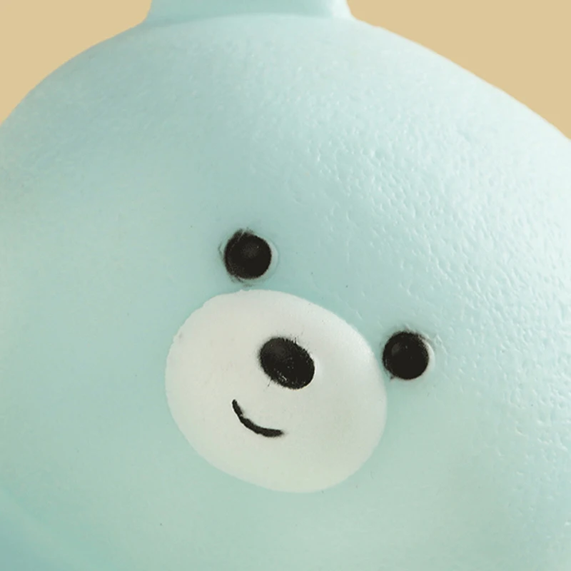 Cute Bear LED Vinyl Tapping Light LED Night Light Decompression Silicone Lamp Touch Control RGB Mood Night Lamp For Children