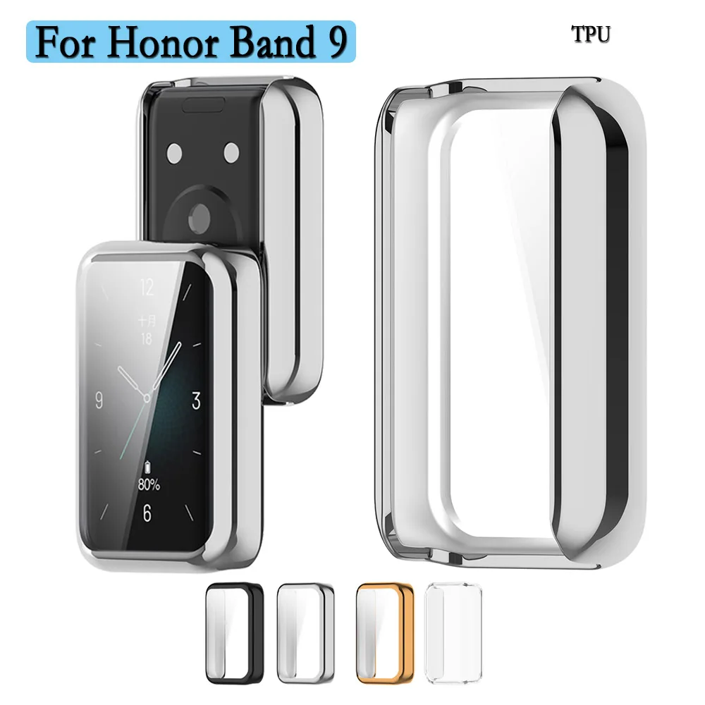 Watch Case For Honor Band 9 Protector Shell Full Coverage Flexible and Durable TPU Cover Screen Protection Accessories