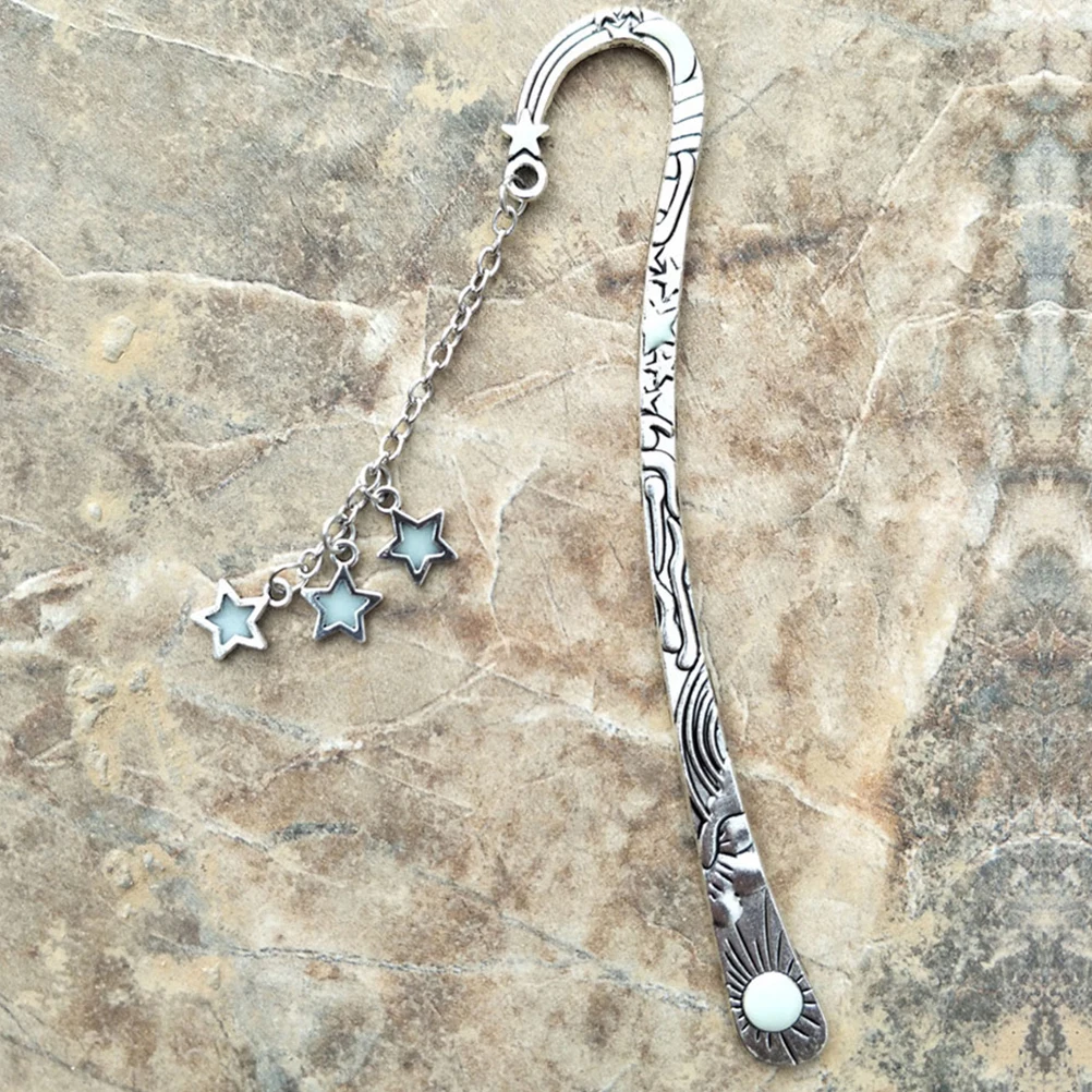 

3pcs Metal Retro Style Pendant Decorative For Women Vintage Bookmark Book Marks Portable Bookmark Classroom Office
